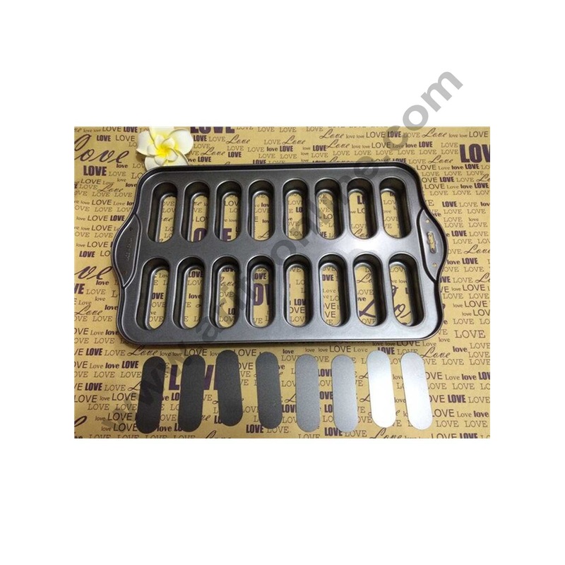 Cake Decor Non-Stick  16 Cavity Mini Cheesecake Pan with 16 Pieces Removable Bottom
