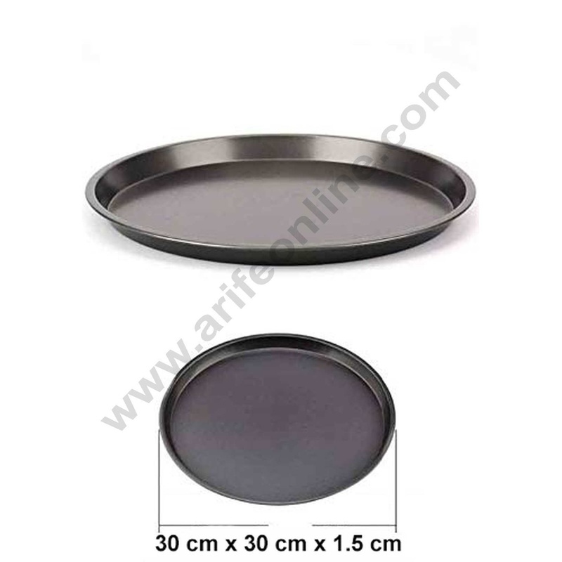 Cake Decor Non Stick Pizza Pan 0.5 Inch (Large 30cm)