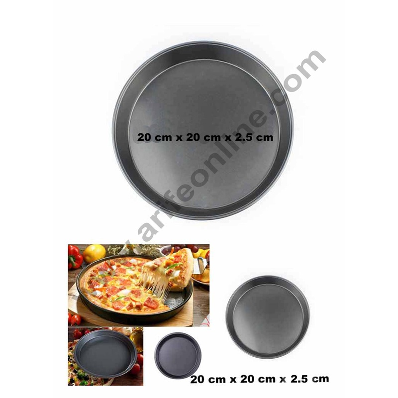 Cake Decor Non Stick Pizza Pan Heavy 20 cm x 20 cm x 2.5 cm