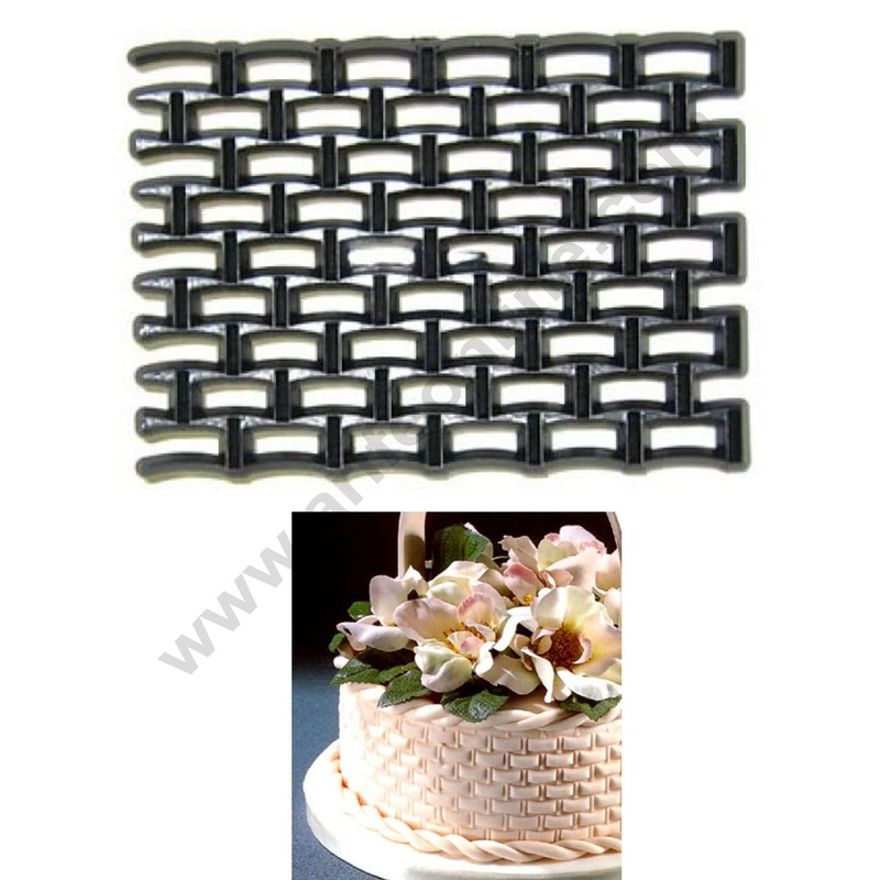 Cake Decor Patchwork Cutters Basketweave Patchwork Cookie Cutter Plastic Sugarcraft Cake Decorating Tools