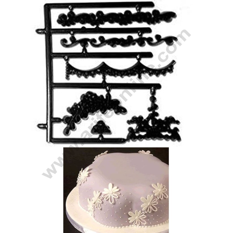 Cake Decor Patchwork Cutters Flower Blossom And Leaf Patchwork Cookie Cutter Plastic Sugarcraft Cake Decorating Tools