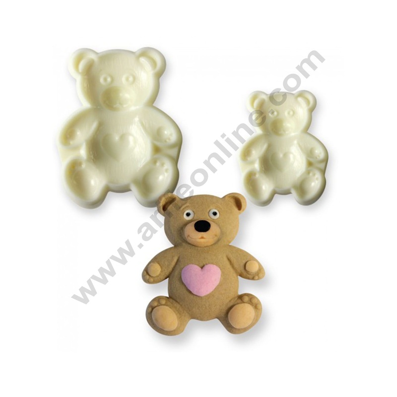 Cake Decor Patchwork Cutters Teddy bears Patchwork Cookie Cutter Plastic Sugarcraft Cake Decorating Tools