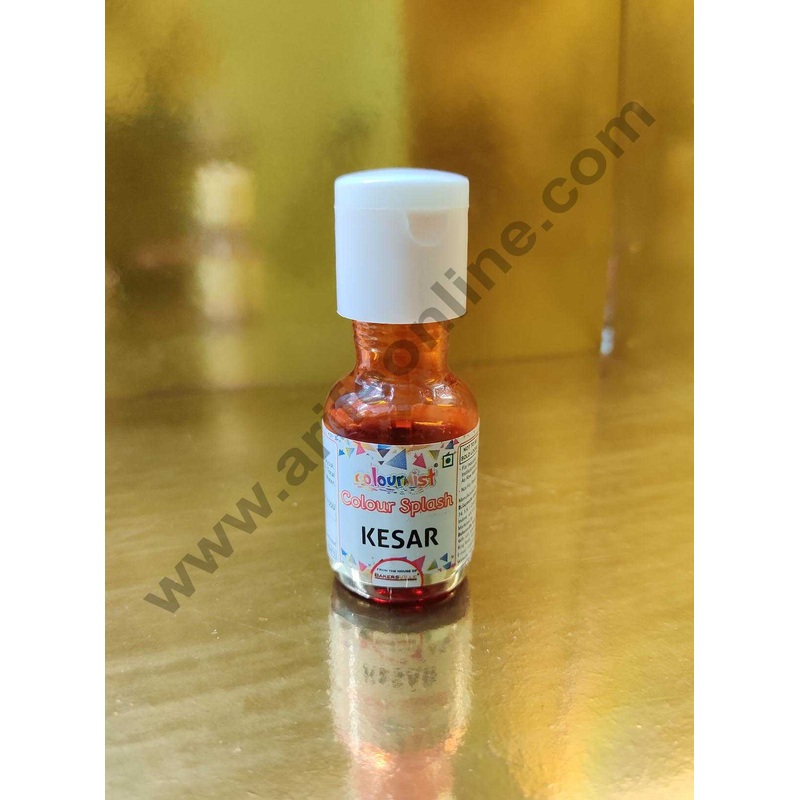 Colourmist Colour Splash Mini Liquid Food Colour - Kesar 20gm