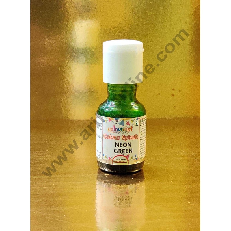 Colourmist Colour Splash Mini Liquid Food Colour - Neon Green 20gm
