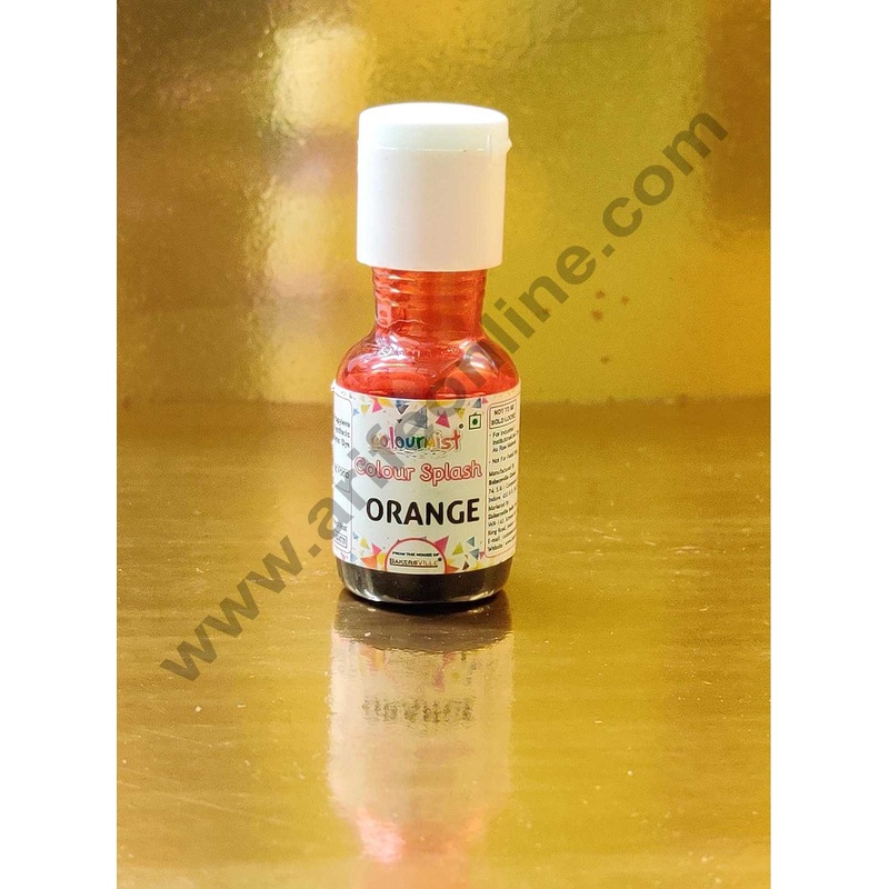 Colourmist Colour Splash Mini Liquid Food Colour - Orange 20gm