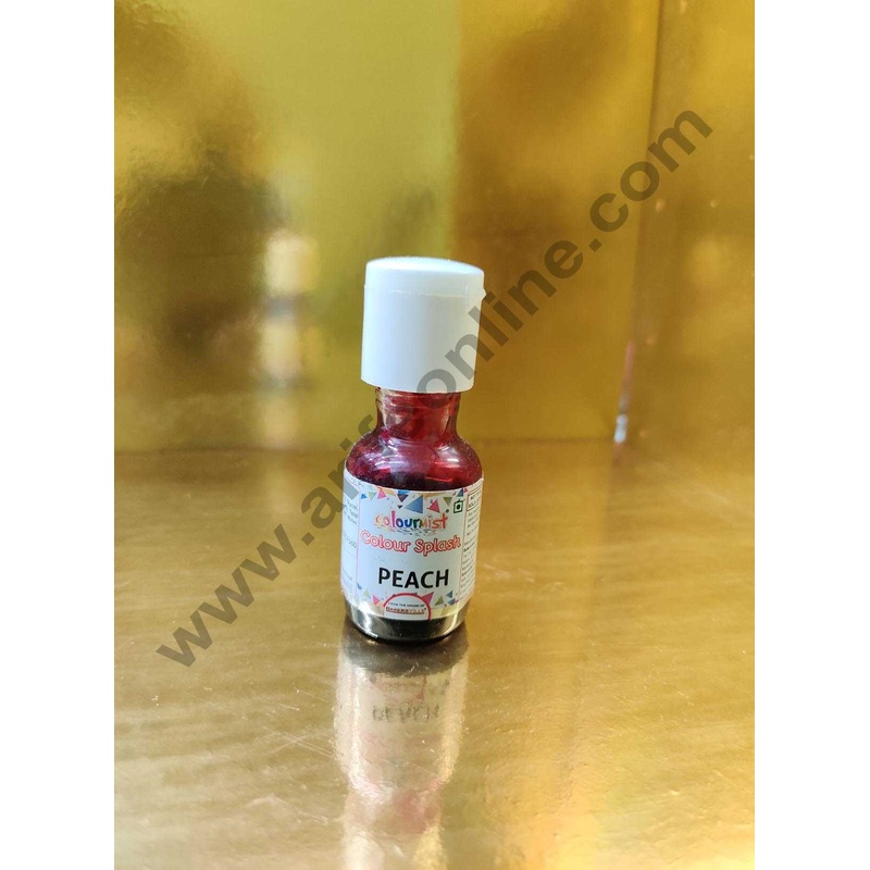 Colourmist Colour Splash Mini Liquid Food Colour - Peach 20gm
