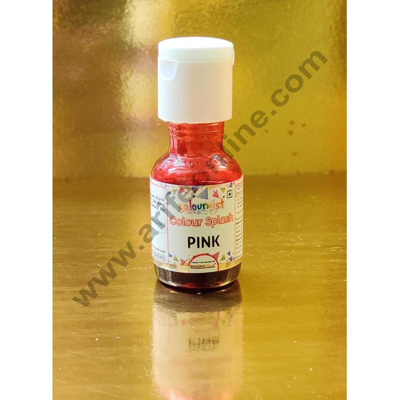 Colourmist Colour Splash Mini Liquid Food Colour - Pink 20gm