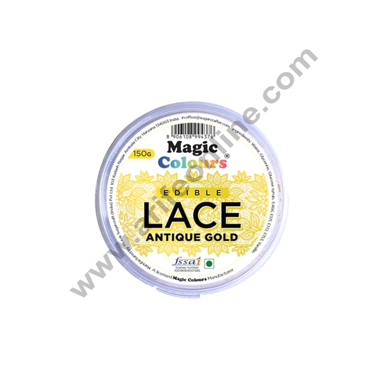 Magic Colours - Edible Lace - Antique Gold- 150g
