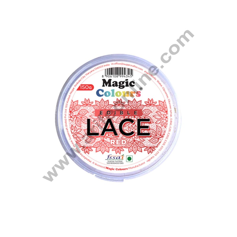 Magic Colours - Edible Lace - Red - 150g