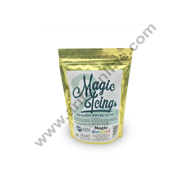 Magic Colours Eggless Royal Icing White 350 g