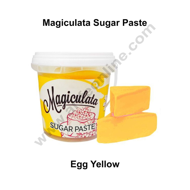 Magiculata Sugar Paste 1 Kg - Egg Yellow
