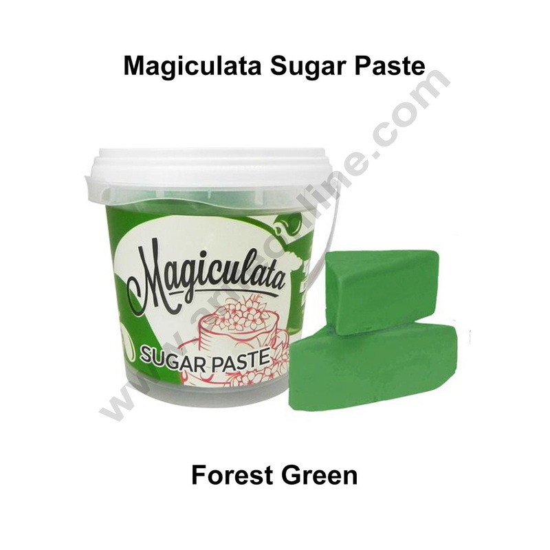 Magiculata Sugar Paste 1 Kg - Forest Green