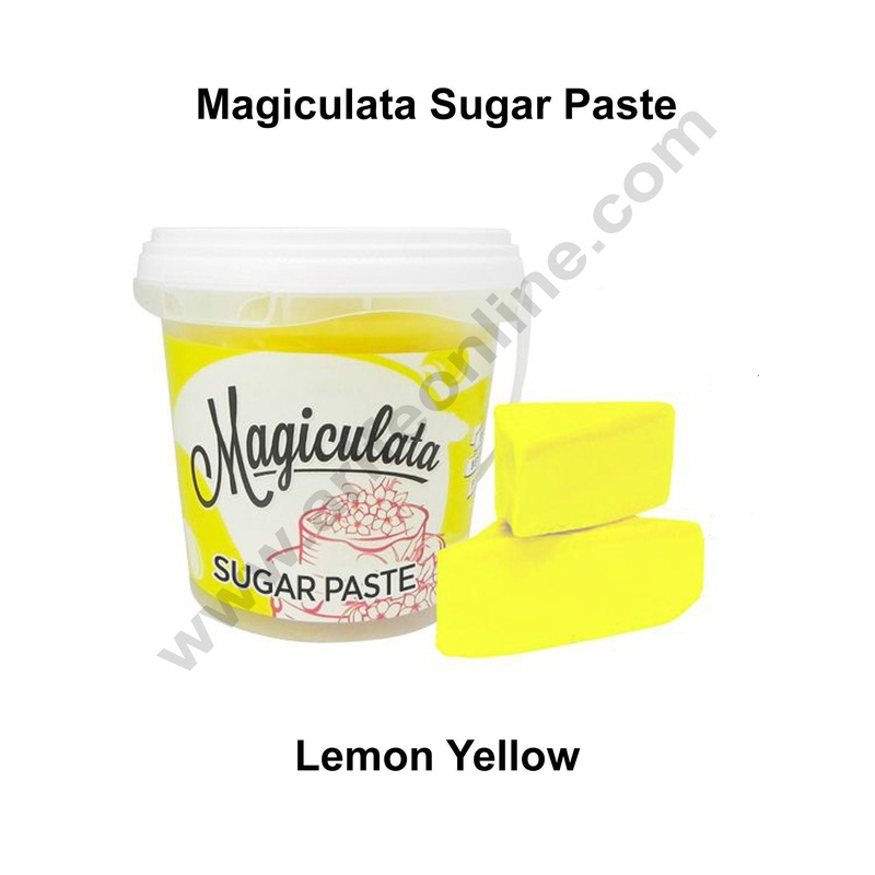 Magiculata Sugar Paste 1 Kg - Lemon Yellow