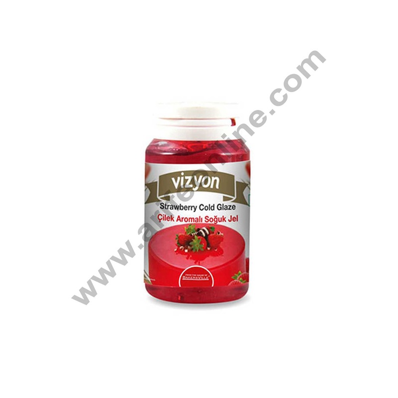 Vizyon Strawberry Cold Glaze, 200gm
