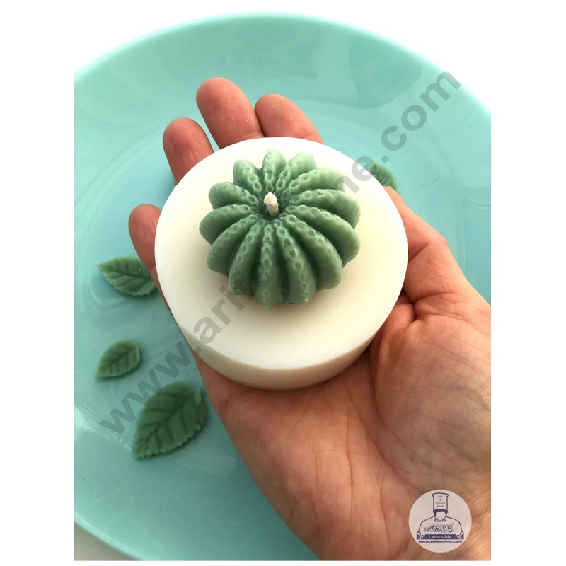 3D Silicon 1 Cavity Succulent Cactus Shape Silicon Candle Mould, Silicon Soap Mould (SBSP-DYF6267) - CAKE DECOR