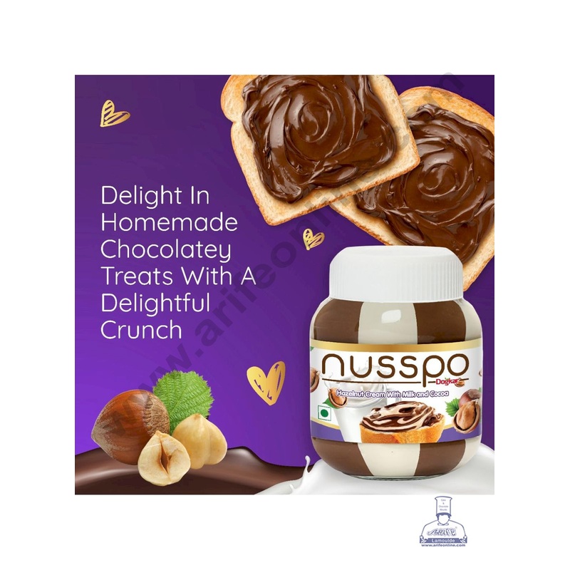 Nusspo Hazelnut Cream with Milk and Cocoa Delicious Spread ( 300g )- CAKE DECOR