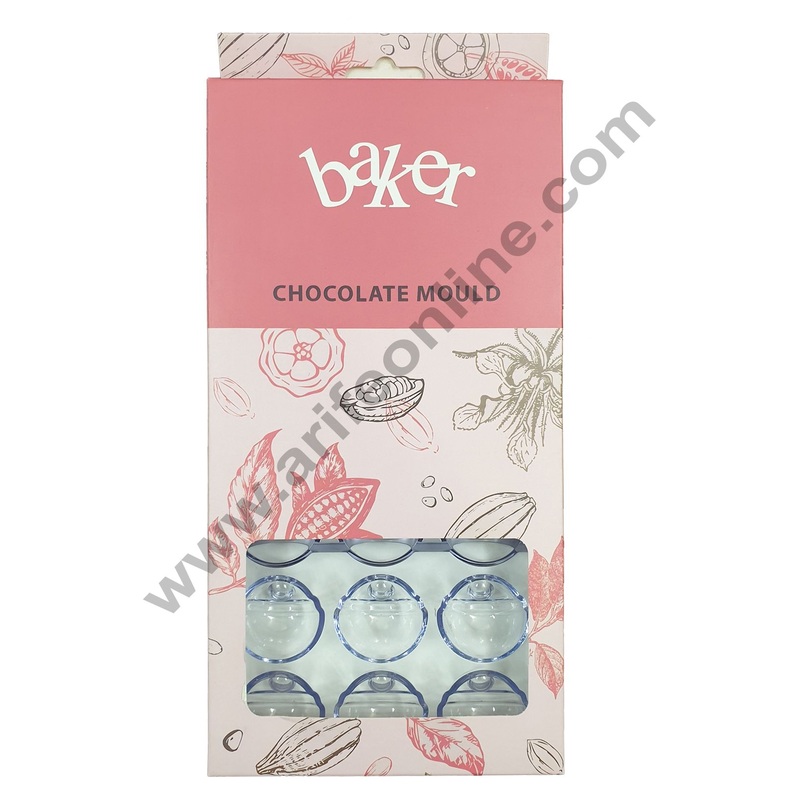 Cake Decor 21 Cavity dot Round Polycarbonate Chocolate Mould SBPS-018