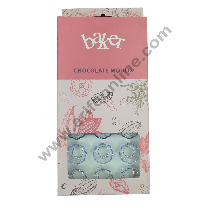 Cake Decor 21 Cavity Flower Shape Polycarbonate Chocolate Mould SBPS-023