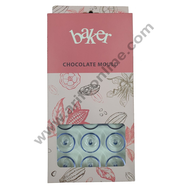 Cake Decor 21 Cavity Round Polycarbonate Chocolate Mould SBPS-017