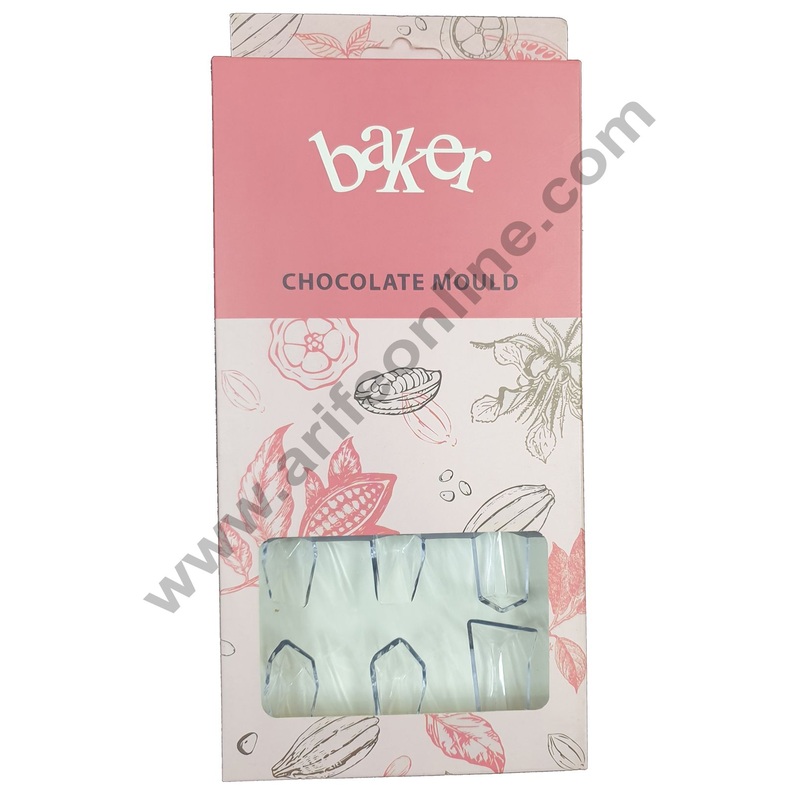 Cake Decor 21 Cavity Stone Shape Polycarbonate Chocolate Mould SBPS-021