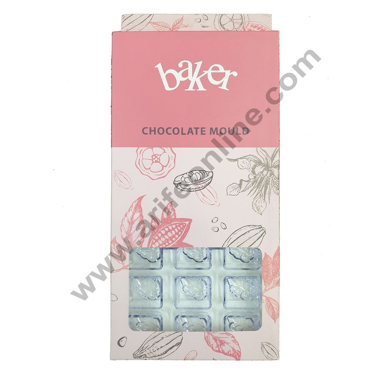 Cake Decor 24 Cavity Small Leaf Shape Polycarbonate Chocolate Mould SBPS-001
