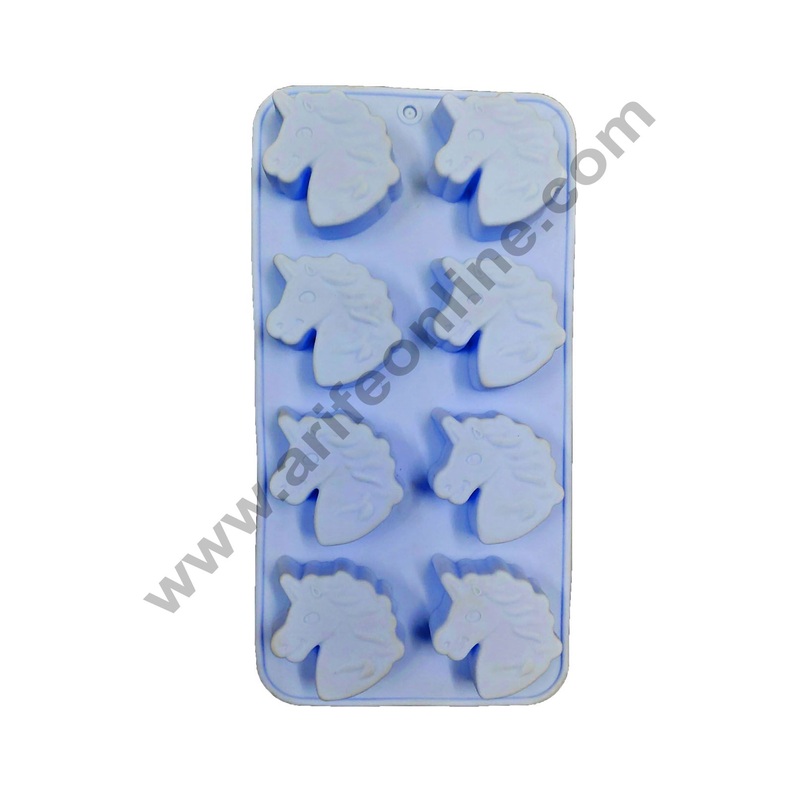 Cake Decor 8 Cavity House Face Shape Silicone Chocolate Mould