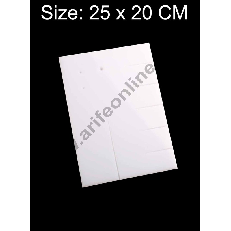 Cake Decor Big Veining Board Petal And Leaves Fondant Tools Color(Size: 25 x 20 CM)