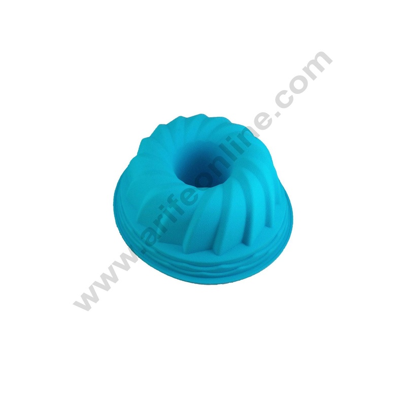 Cake Decor Silicon Bakeware Round Frill Bundt Shape Small Cake Moulds