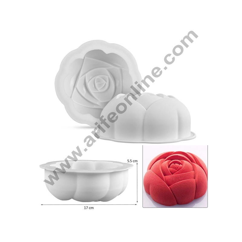 Cake Decor Silicon Rose Cake Mould Entremet Mousse Cake Mould Silicon Moulds SBSM-406-1