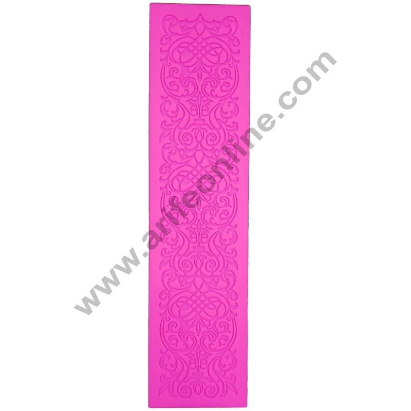 Cake Decor Silicone Cake Border Lace Mould Fondant Cake Decorative Silicone Lace Mat Cake Decorating Tools Baking Mat SBLM-3005