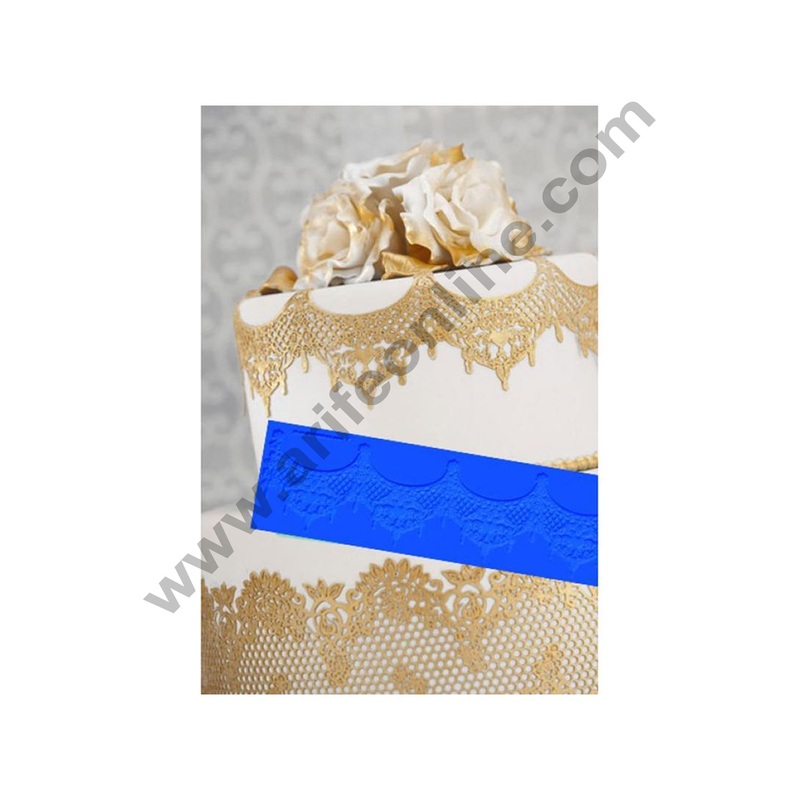 Cake Decor Silicone Cake Border Lace Mould Fondant Cake Decorative Silicone Lace Mat Cake Decorating Tools Baking Mat SBLM-3018