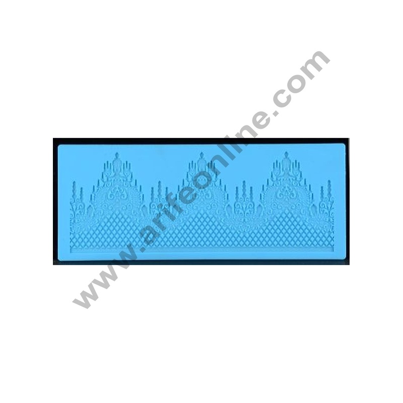 Cake Decor Silicone Cake Border Lace Mould Fondant Cake Decorative Silicone Lace Mat Cake Decorating Tools Baking Mat SBLM-3019