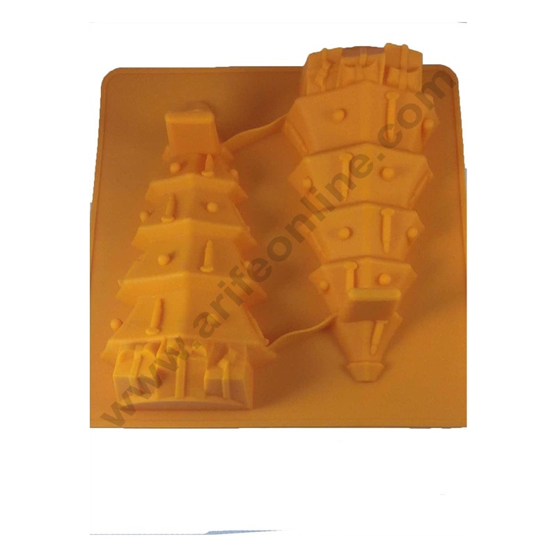 Cake Decor Silicone Christmas Tree Cake Mould Cupcake Moulds Muffin Mould