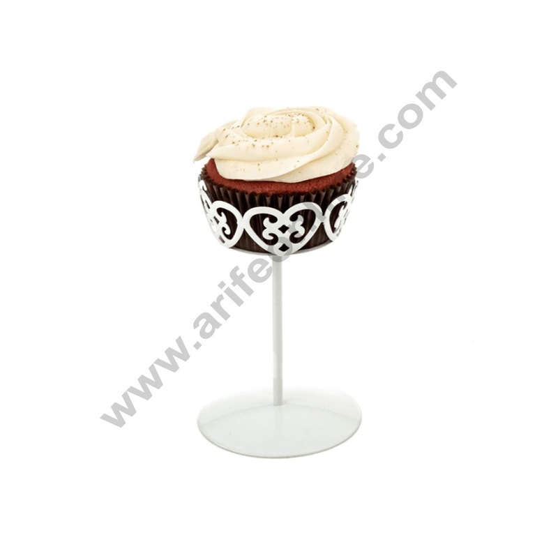 Cake Decor 1PCS Metal Single Count Cupcake Stand Holder Display