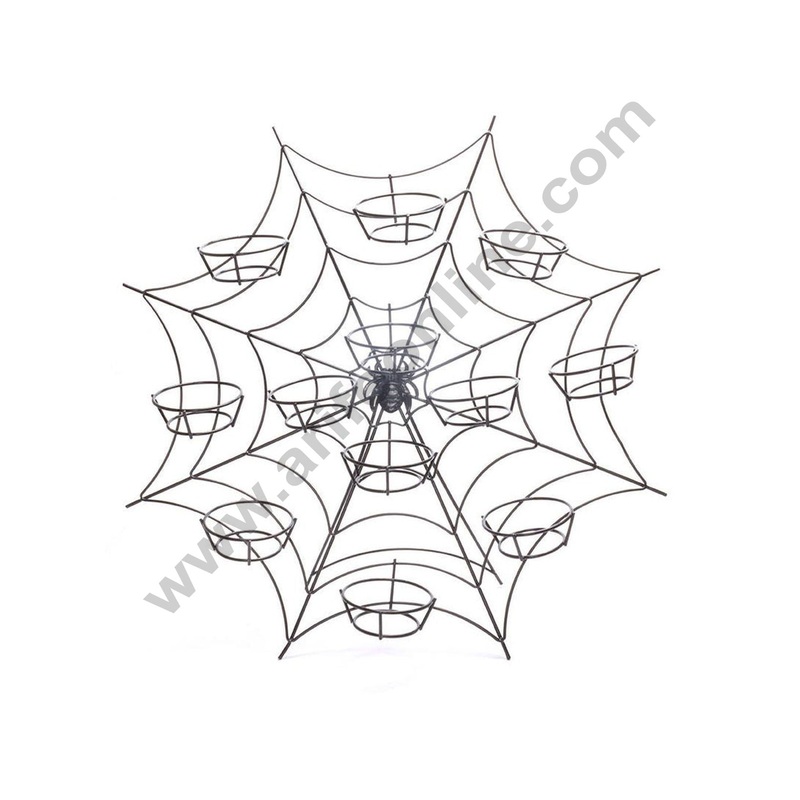 Cake Decor Metal 12 Desserts Creative Spider Web Cake Stands Dessert Stand