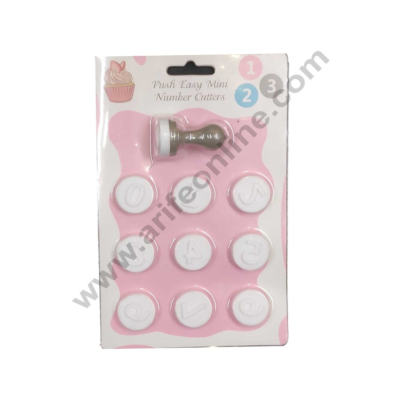 Cake Decor Mini Number Stamp Cookie Cutter Fondant Cutters 0 to 9
