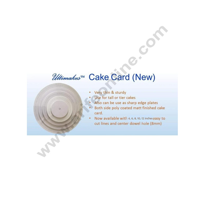 Cake Decor Ultimakes Cake Card - Round 12 inch