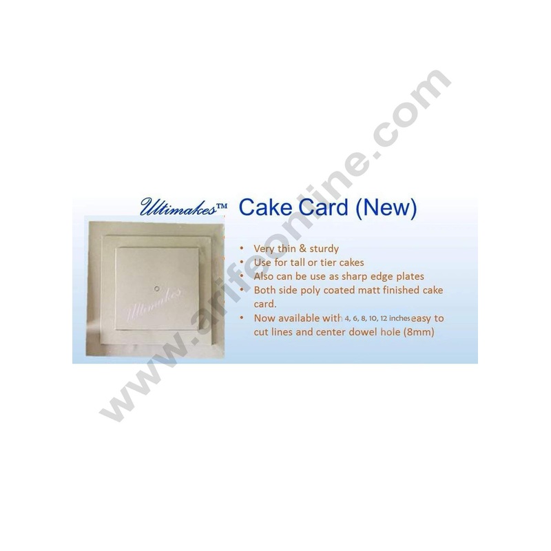 Cake Decor Ultimakes Cake Card - Square 12 inch