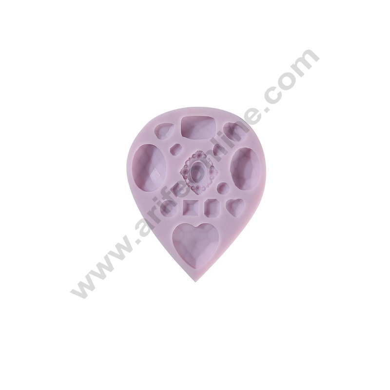Cake Decor 15 Cavity Gem Valentine'S Day Fondant Marzipan Mould