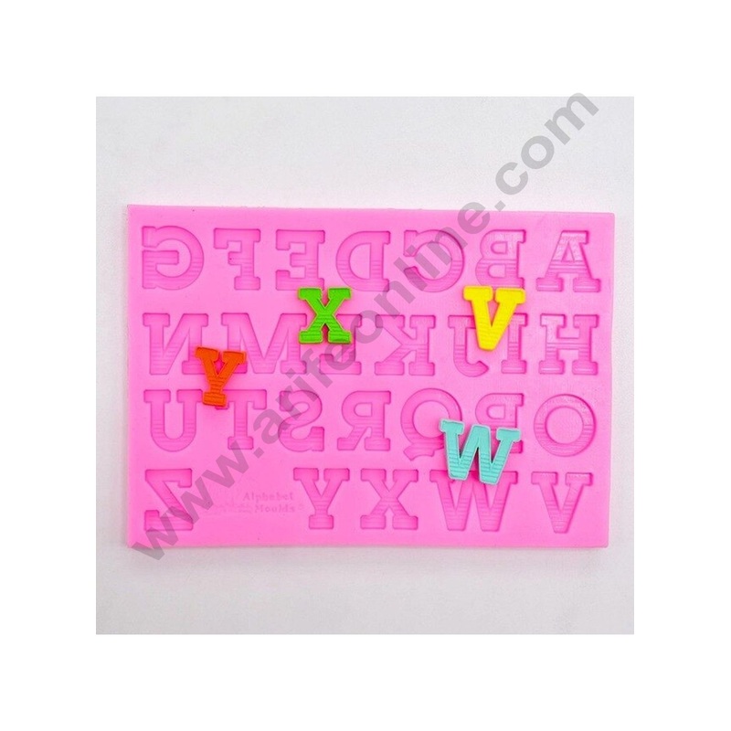 Cake Decor 26 Cavity Uppar Case Alphabet Letter Fondant Marzipan Mould