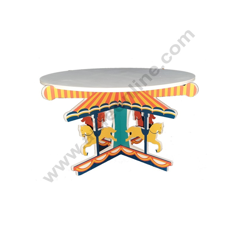 Cake Decor 3D Printed Sun Board House Shape Cup Cake Stand Diameter top 10in