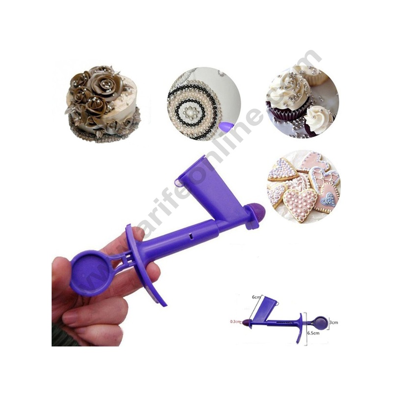 Cake Decor Plastic Pearl Applicator Tool Fondant Cake Decorating Tool Sugarcraft Cake Tools - Small