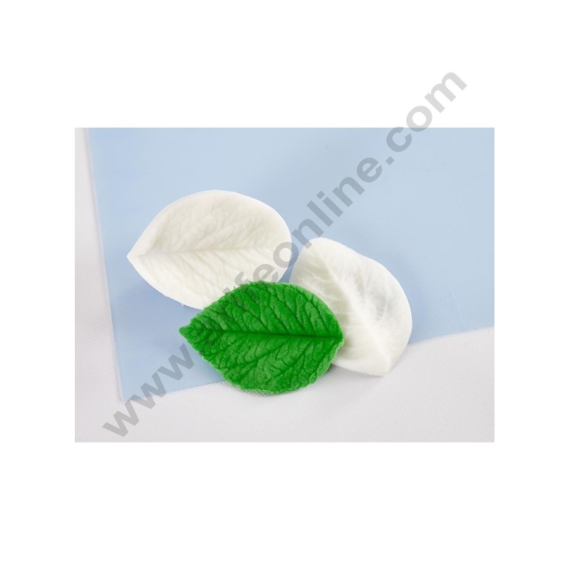Cake Decor Silicone 2 Cavity Leaf Veiners Fondant Marzipan Mould