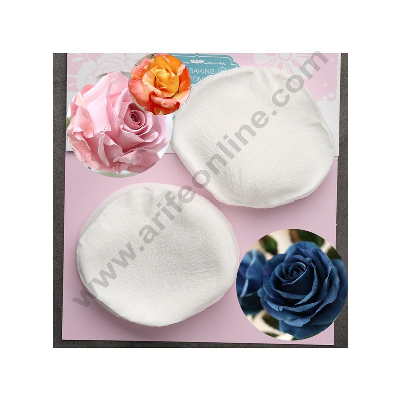 Cake Decor Silicone 2 Cavity Rose Iris Flower Fondant Marzipan Mould