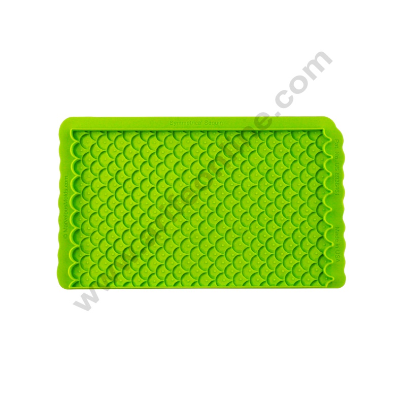 Cake Decor Silicone Symmetrical Sequin Continuous Quilting Simpress Fondant Marzipan Mould