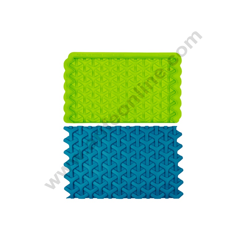 Cake Decor Silicone Tri-Weave Simpress Fondant Marzipan Mould