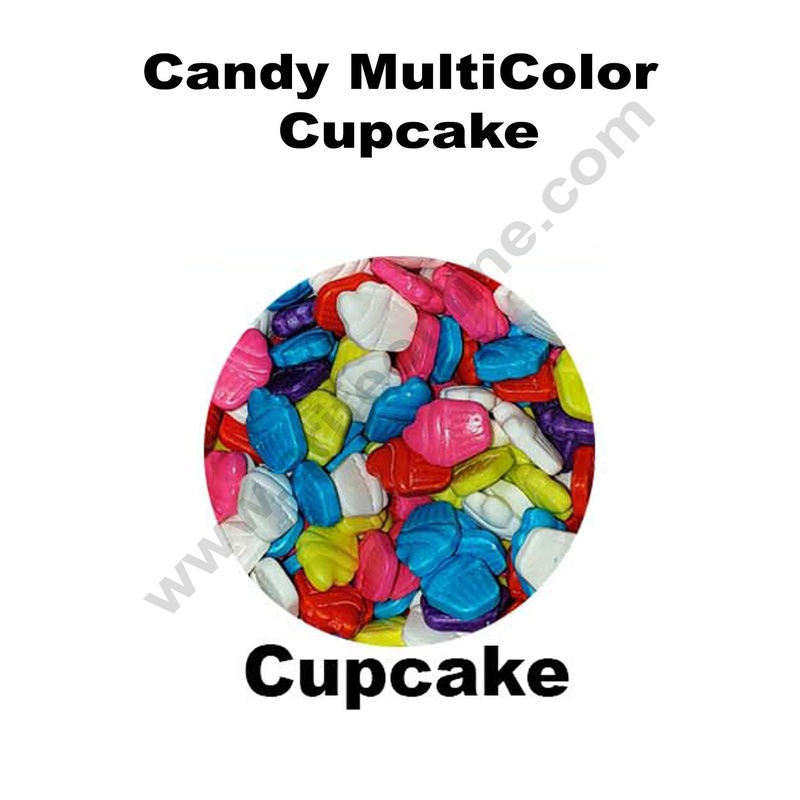 Cake Decor Sugar Candy - Candy Cupcake Shape
