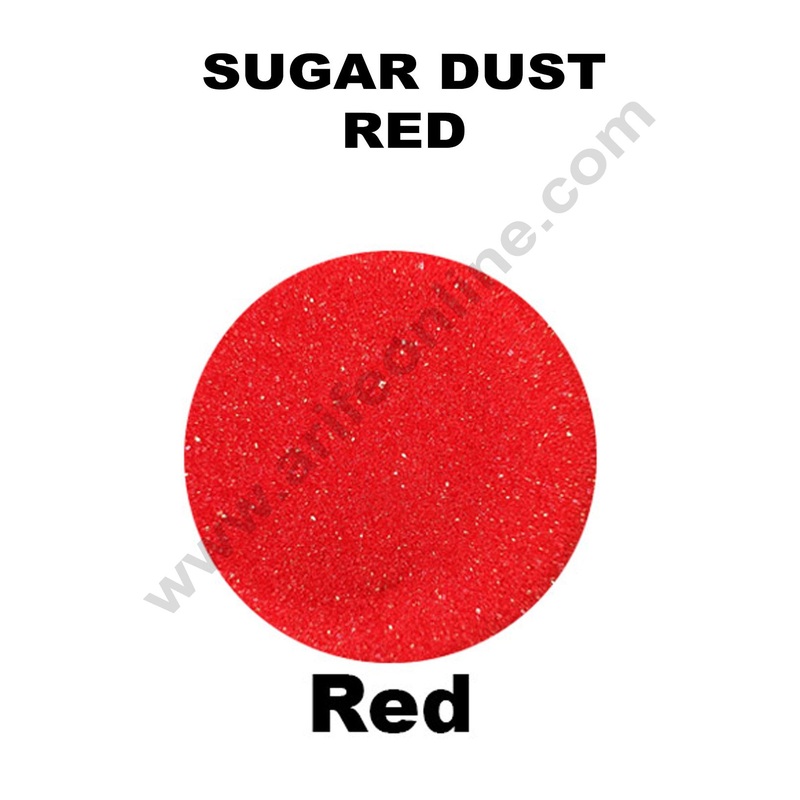 Cake Decor Sugar Dust Sprinklers - Red