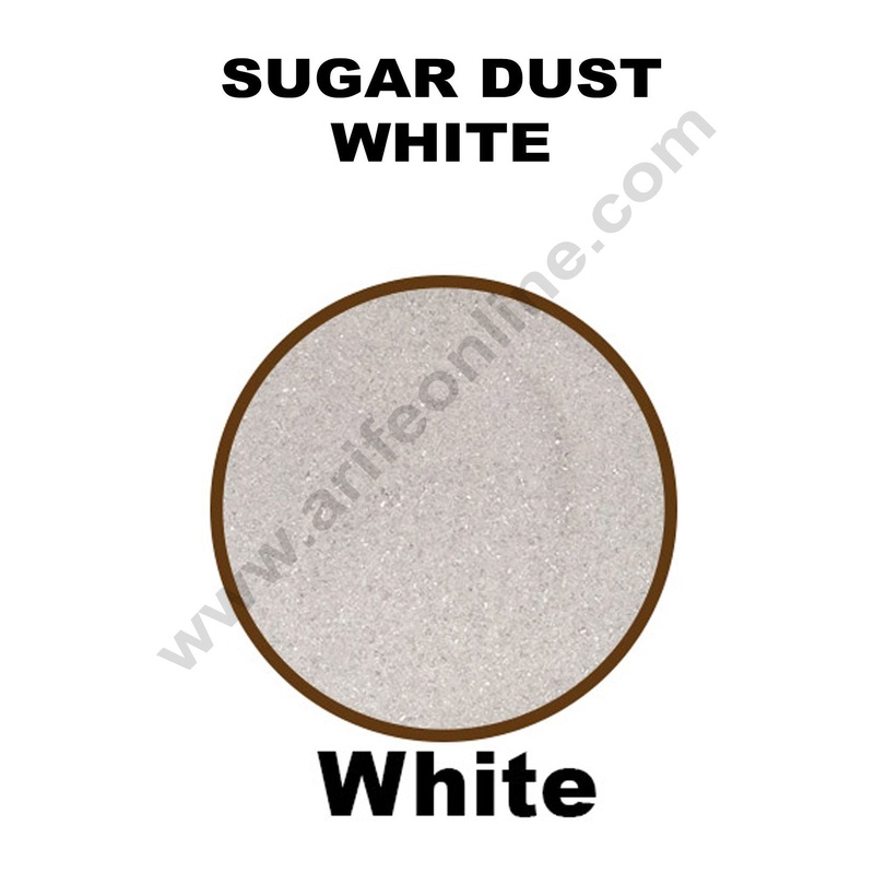 Cake Decor Sugar Dust Sprinklers - White
