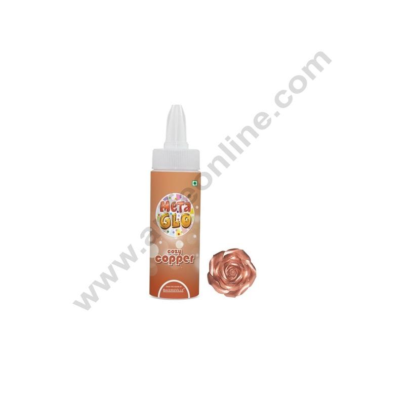 MetaGlo Food Color Powder Cozy Copper, 25g